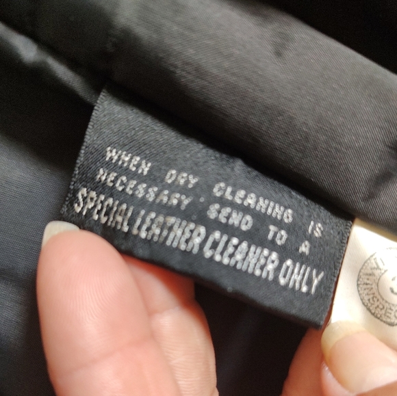 Vintage Open Road Black Fringe Insulated Leather Jacket - Picture 12 of 16